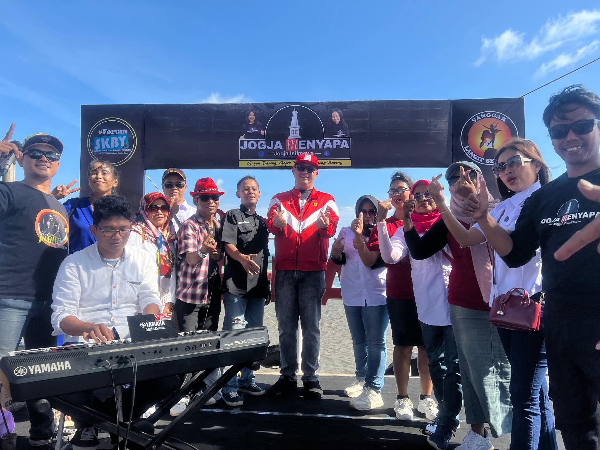 Anggota DPRD DIY Fajar Gegana Mengapresiasi Pelaksanaan HUT Jogja Menyapa yang mengusung Tema Pariwisata, Budaya dan UMKM, Minggu (07/09/2025).