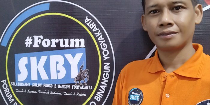 Ketua sekaligus Pendiri Komunitas Forum Silaturahmi Kulonprogo Binangun Yogyakarta Tommy Maulana Samudra