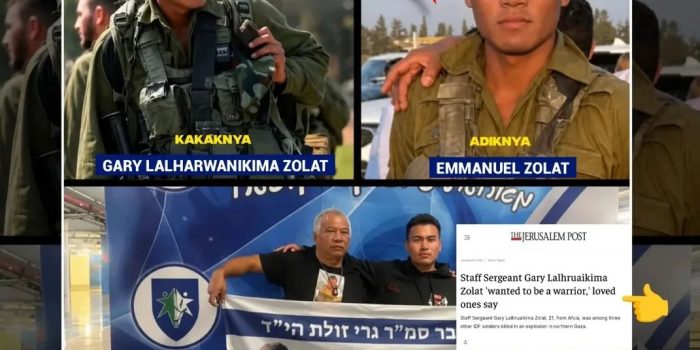 Dua Saudara kembar Sersan Kelas Satu: Gary Lalharwanikima Zolat dan saudara kembarnya Emmanuel Zolat.