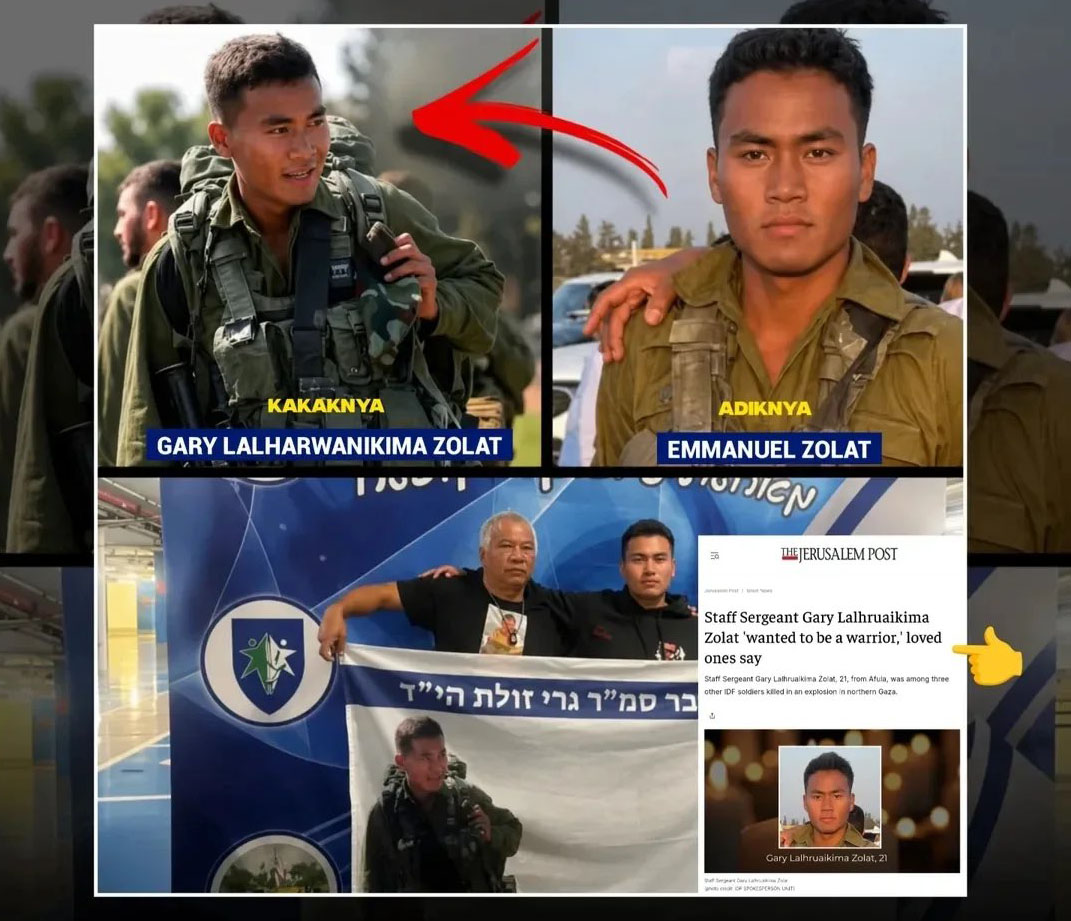 Dua Saudara kembar Sersan Kelas Satu: Gary Lalharwanikima Zolat dan saudara kembarnya Emmanuel Zolat.