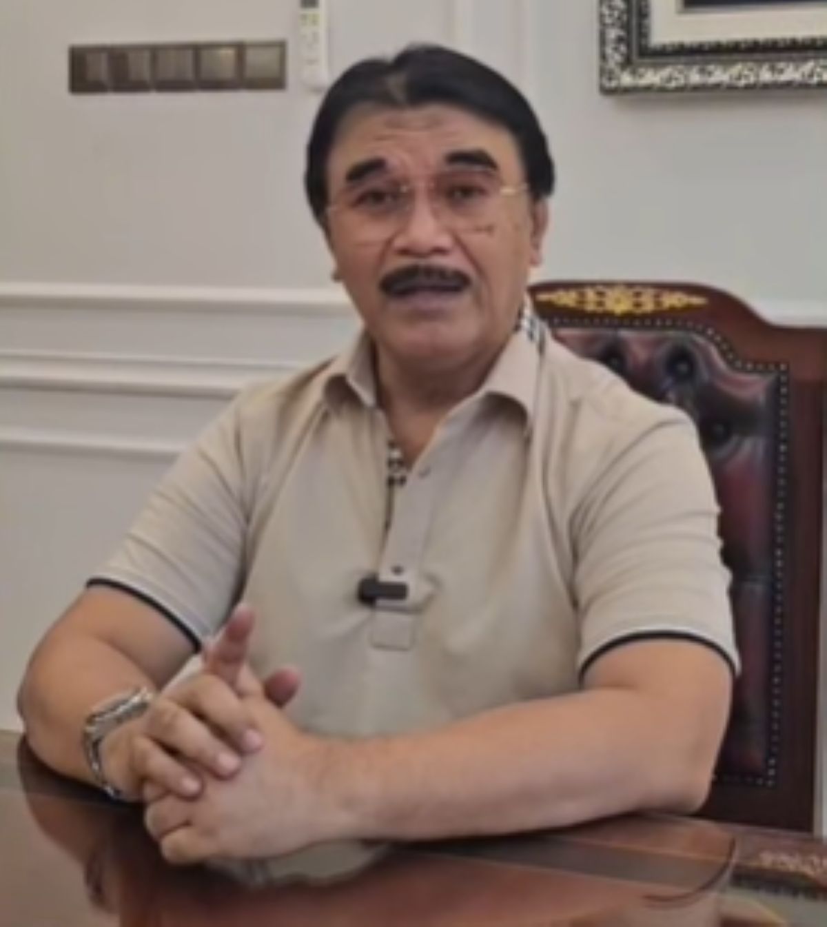 Adhyaksa Dault marah ke Tyo karena hina prabowo. (instagram.com/@adhyaksadault)