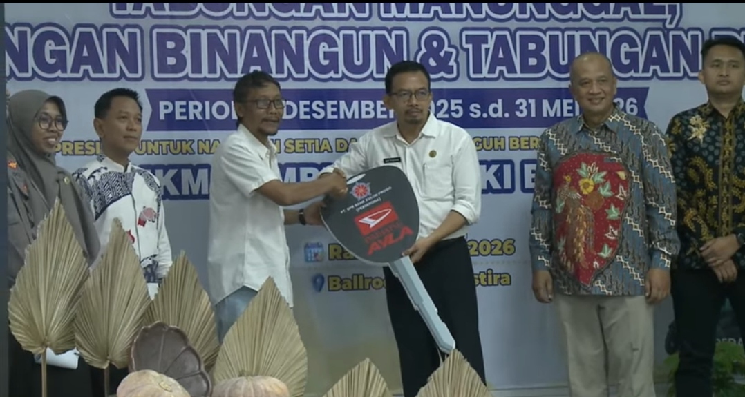 Bank Kulon Progo umumkan pemenang undian tabungan 2026. Hadiah mobil Ayla, motor, hingga sepeda listrik.