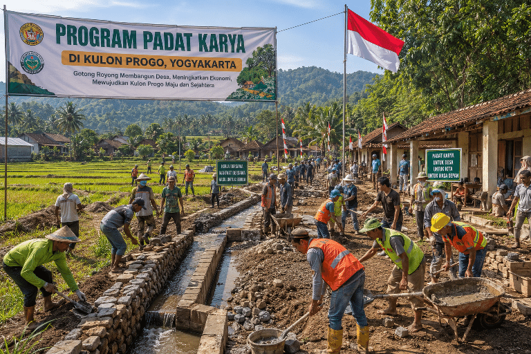 ilustrasi padat karya