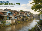 ilustrasi Bantaran Sungai Code.