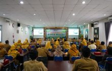RSUD Wonosari menggelar agenda koordinasi dan pembinaan peningkatan kinerja yang dihadiri langsung oleh Bupati Gunungkidul, Endah Subekti Kuntariningsih, di Aula Yudistira, Senin, (10/8/2026).