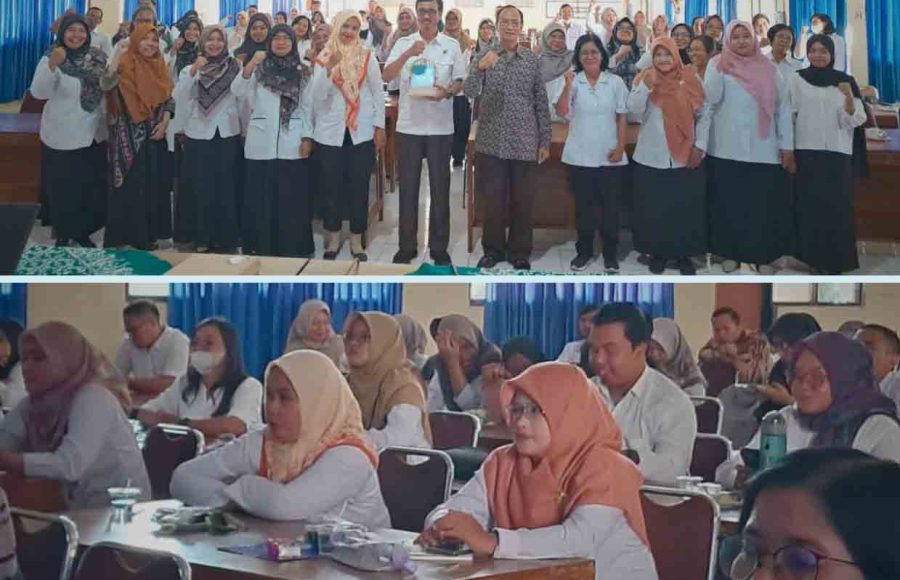 Pelatihan menulis untuk Guru SD dan SMP yang diselenggarakan oleh Disdikpora Kulonprogo (foto Dikporakp).