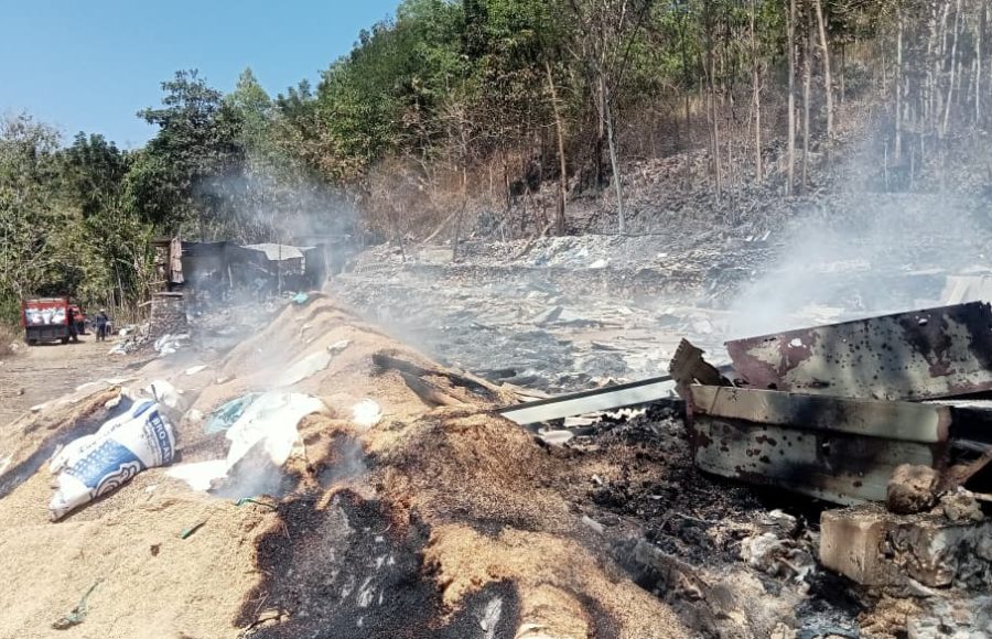 Puing Kandang ayam milik Ediyanto, warga Karang, Girikarto (foto dok/ist).