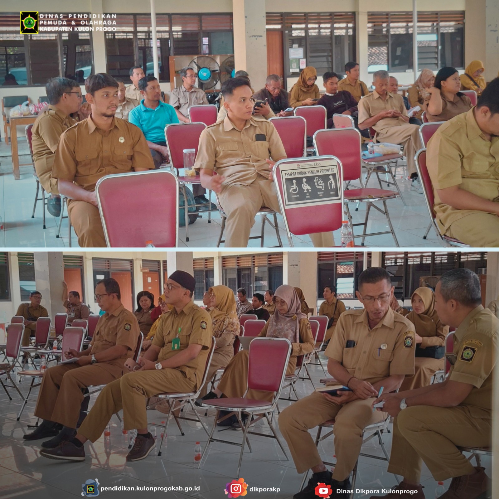 Rapat koordinasi persiapan pelaksanaan pawai (Foto dok dikporakp)