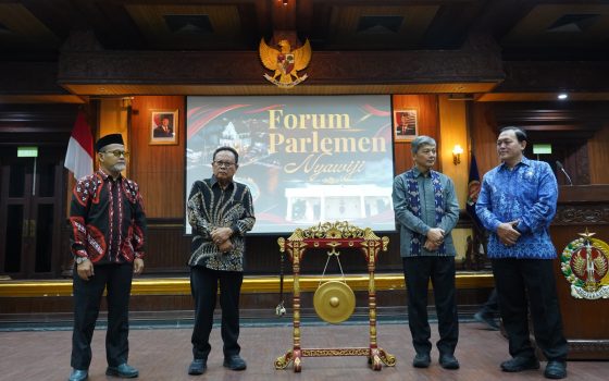 DPRD DIY meluncurkan Forum Parlemen Nyawiji untuk memperkuat kolaborasi berbasis sains dalam perumusan kebijakan daerah.